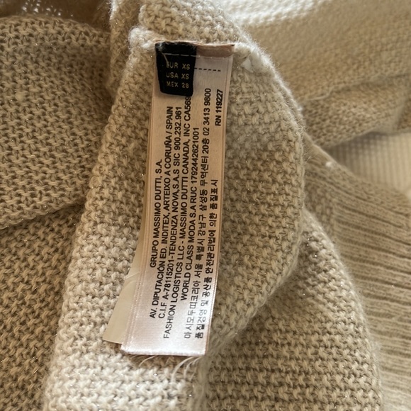 Massimo Dutti Italian Yarn Scoop Neck Sweater - Picture 7 of 12